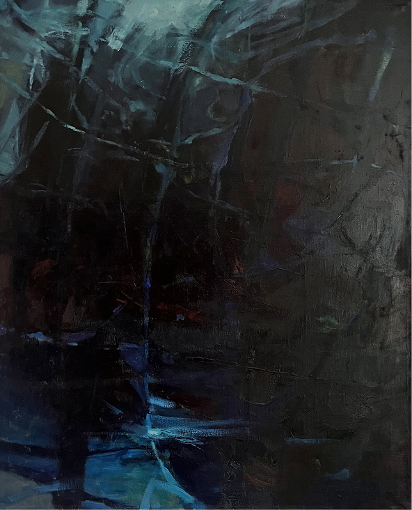 obraz abstrakcyjny, malatrstwo olejne na płótnie